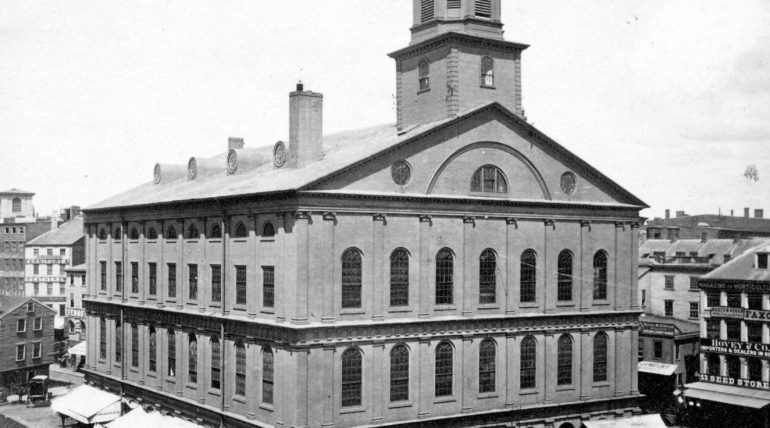 1741-42 – Boston, MA – Dock Square – Faneuil Hall