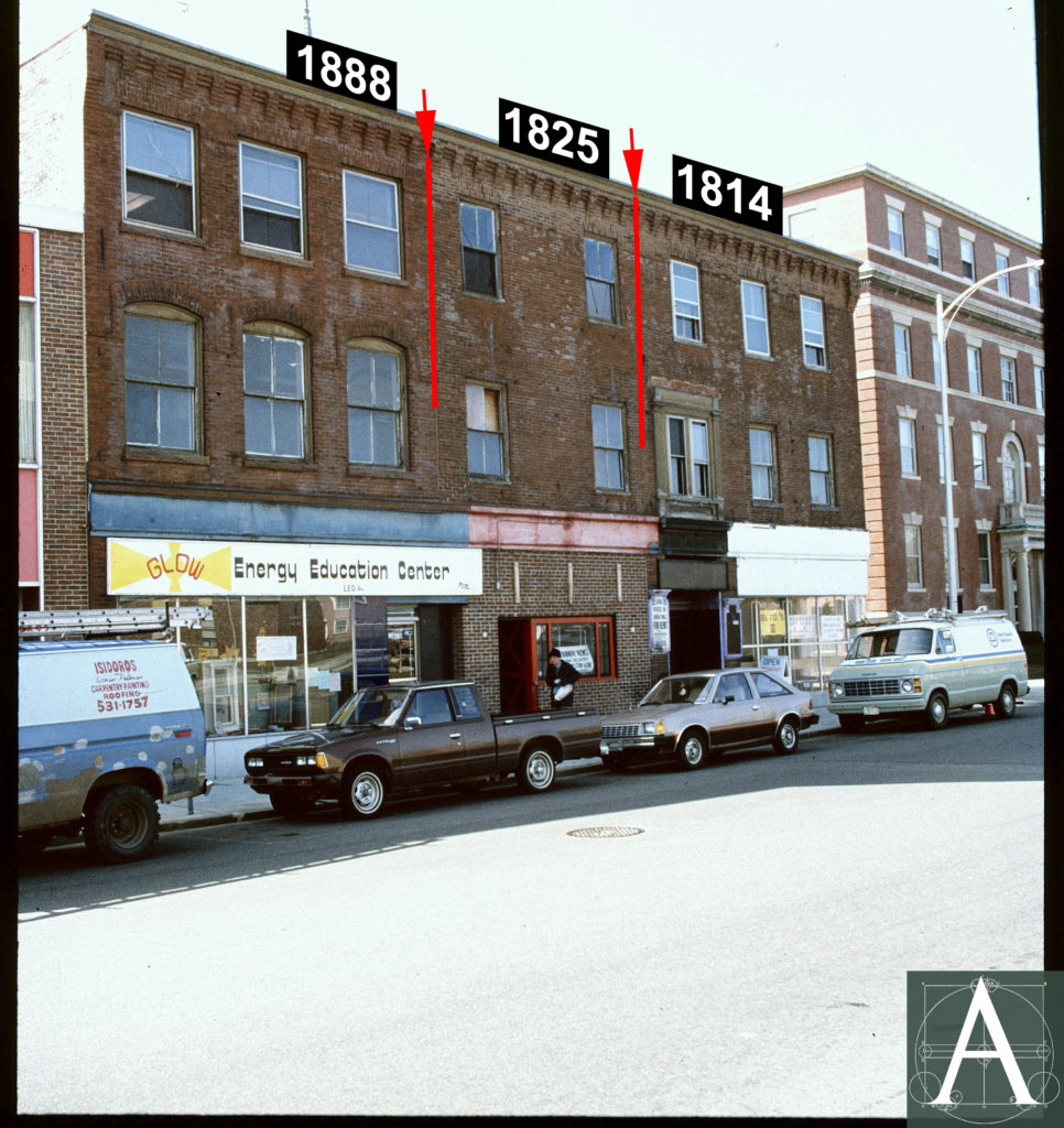Mechanics Bank 4 (1) - caption: Usher Block façade, 1978